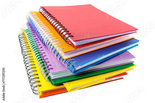Spiral Notebook Display isolated on transparent background