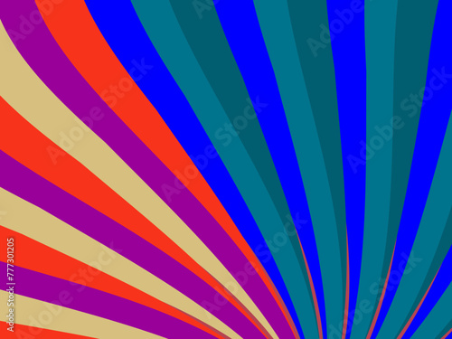 Colorful striped background. Vector illustration. Fun retro design  summer and carnival background.