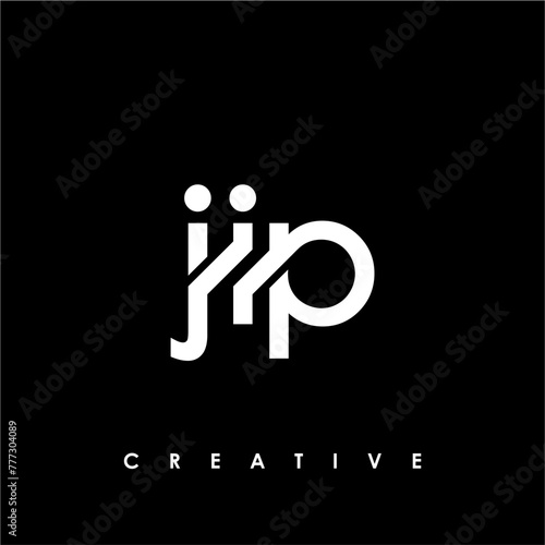 JIP Letter Initial Logo Design Template Vector Illustration