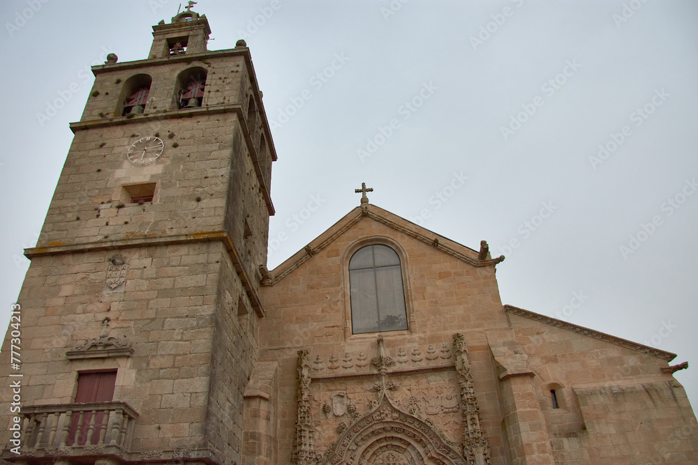 View of the Matriz Church in Vila do Conde, Portugal