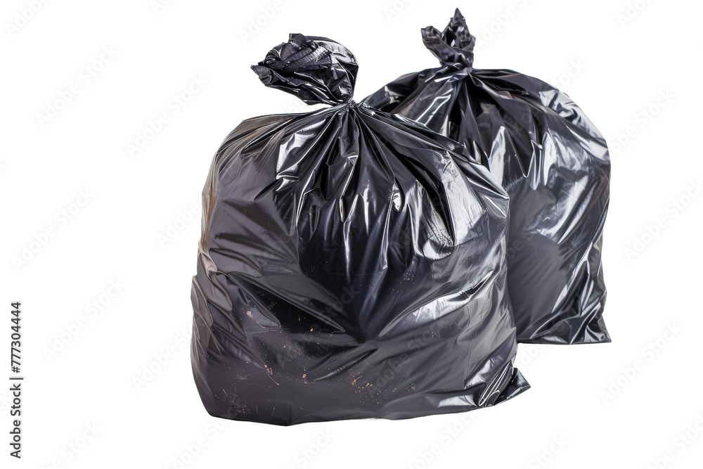 Trash Bags Display isolated on transparent background