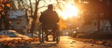 A wheelchairbound individual with degenerative arthritis