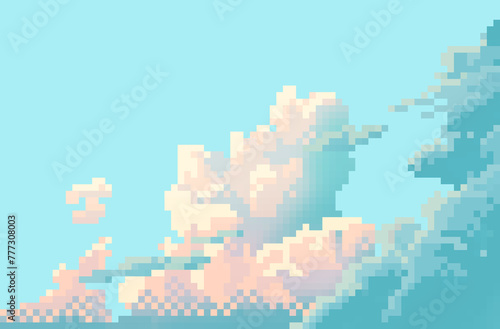 夕空ドットイラスト