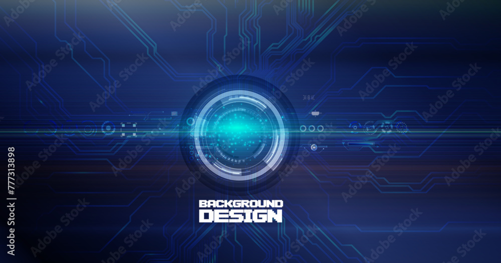 High tech style abstract background design.