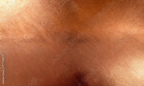 Metallic copper wallpaper background - AI generated photo