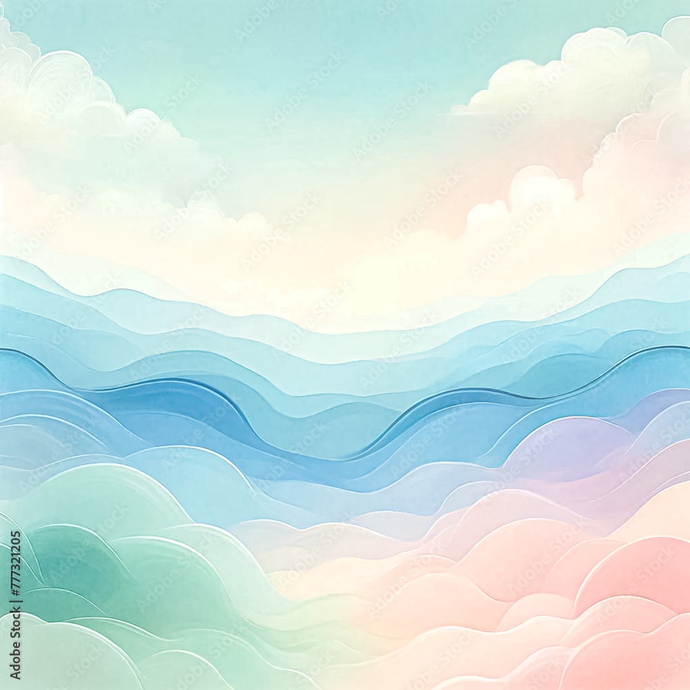 A gentle pastel background that blends soft hues together in a seamless gradient A gentle pastel background that blends soft hues together in a seamless gradient