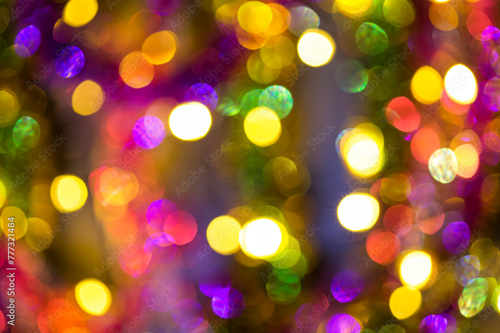 Abstract festive elegant background of blurred with bokeh lights and stars texture Abstract festive elegant background of blurred with bokeh lights and stars texture