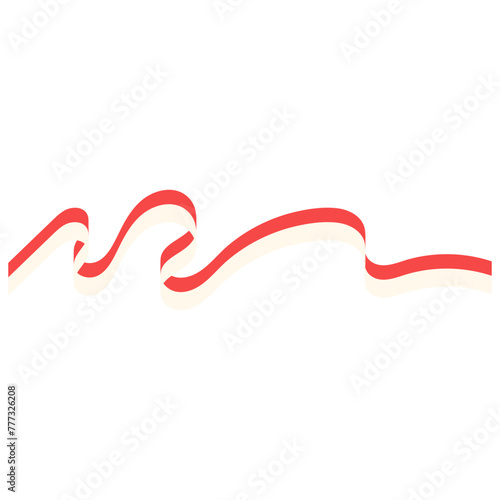 Indonesia Flag Ribbon