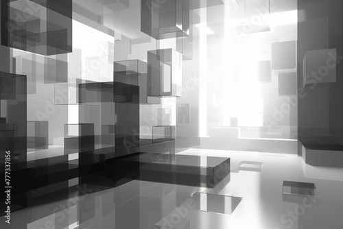 grey abstract perspective background High quality photo