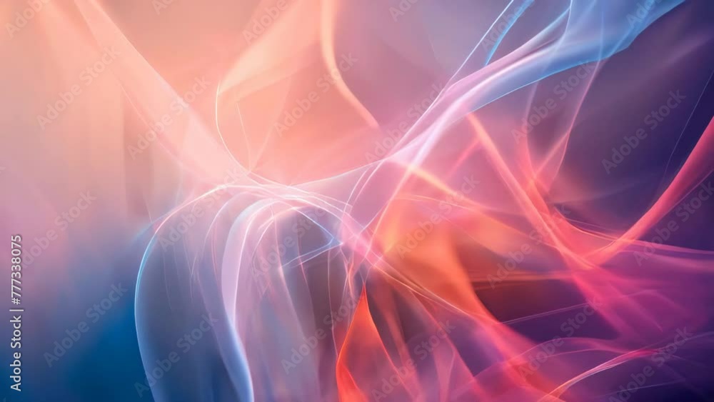 abstract background with smooth lines in pink, blue and orange colors abstract background with smooth lines in pink, blue and orange colors