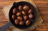 Autumn food chestnut