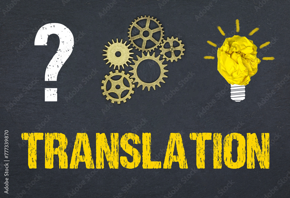 Obraz premium Translation 