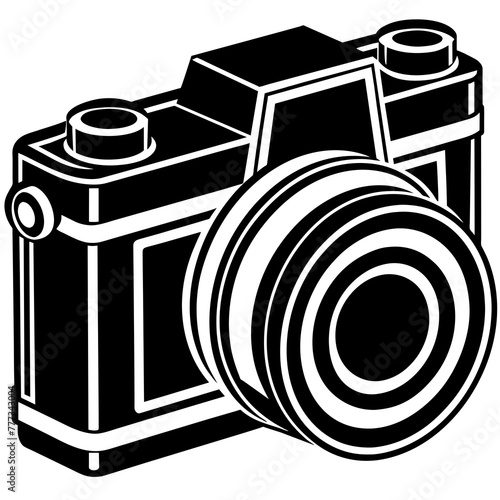 camera silhouette vector style silhouette vector art illustration