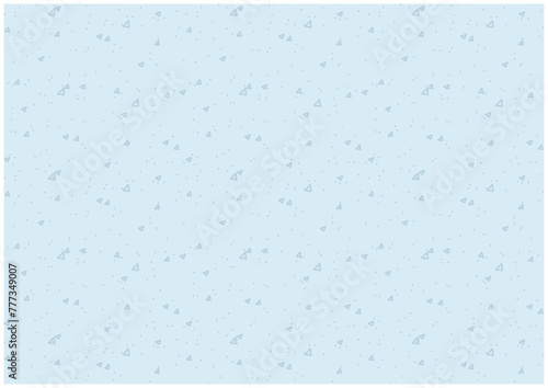 三角と点のシームレスな背景（水色）