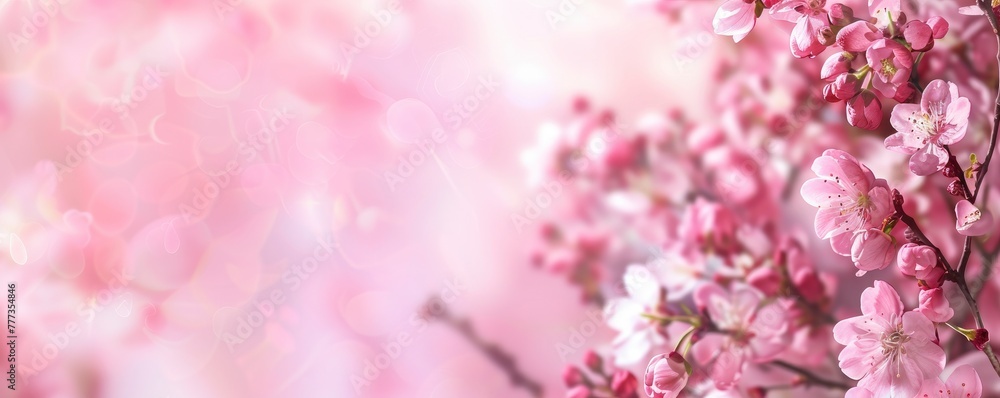 Beautiful pink flowers background with spring blossoms and pastel colors. Easter concept, springtime, wedding or love theme. Beautiful pink flowers background with spring blossoms and pastel colors. Easter concept, springtime, wedding or love theme.