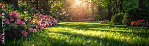 Spring Splendor: A Burst of Color in a Vibrant Garden