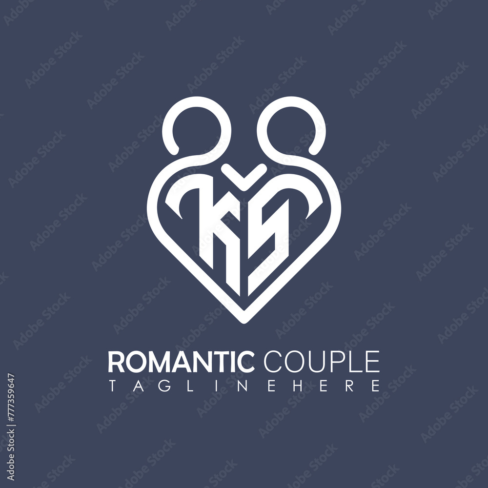 Couple love Heart symbol ALL letter logo icon design template. May be used in medical, dating, Valentines Day and wedding design. Couple love Heart symbol ALL letter logo icon design template. May be used in medical, dating, Valentines Day and wedding design.