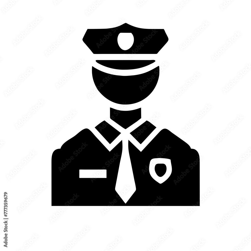 Police icon element vector graphic sign symbol clipart illustration on a Transparent Background Police icon element vector graphic sign symbol clipart illustration on a Transparent Background