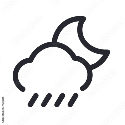Weather icon element vector graphic sign symbol clipart illustration on a Transparent Background
