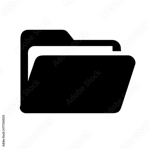 Folder File Manager icon vector graphic element symbol illustration on a Transparent Background