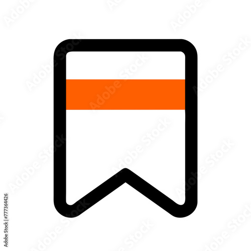 Free Download Bookmark icon vector silhouette drawing Save sign Add favorite label  symbol illustration on a Transparent Background - GFXLoad