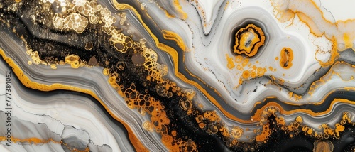 Wallpaper Mural Abstract contemporary surreal minimalist colorful art illustration. Various colorful paint splashes in motion with copy space. Torontodigital.ca