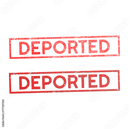deported stamp set