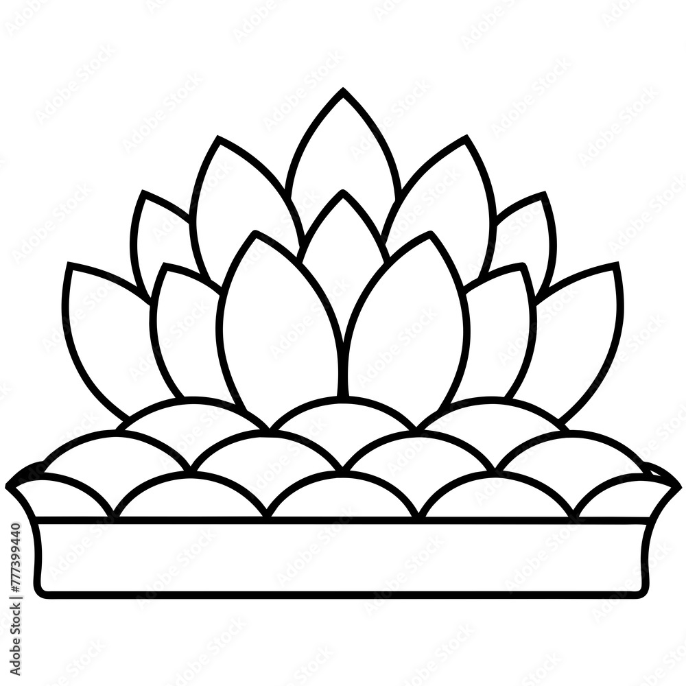 waterlily - vector illustration waterlily - vector illustration