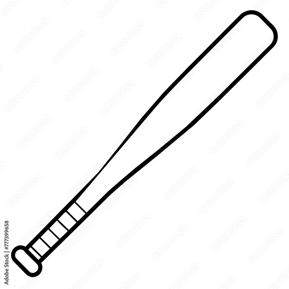 baseball bat - vector illustration baseball bat - vector illustration
