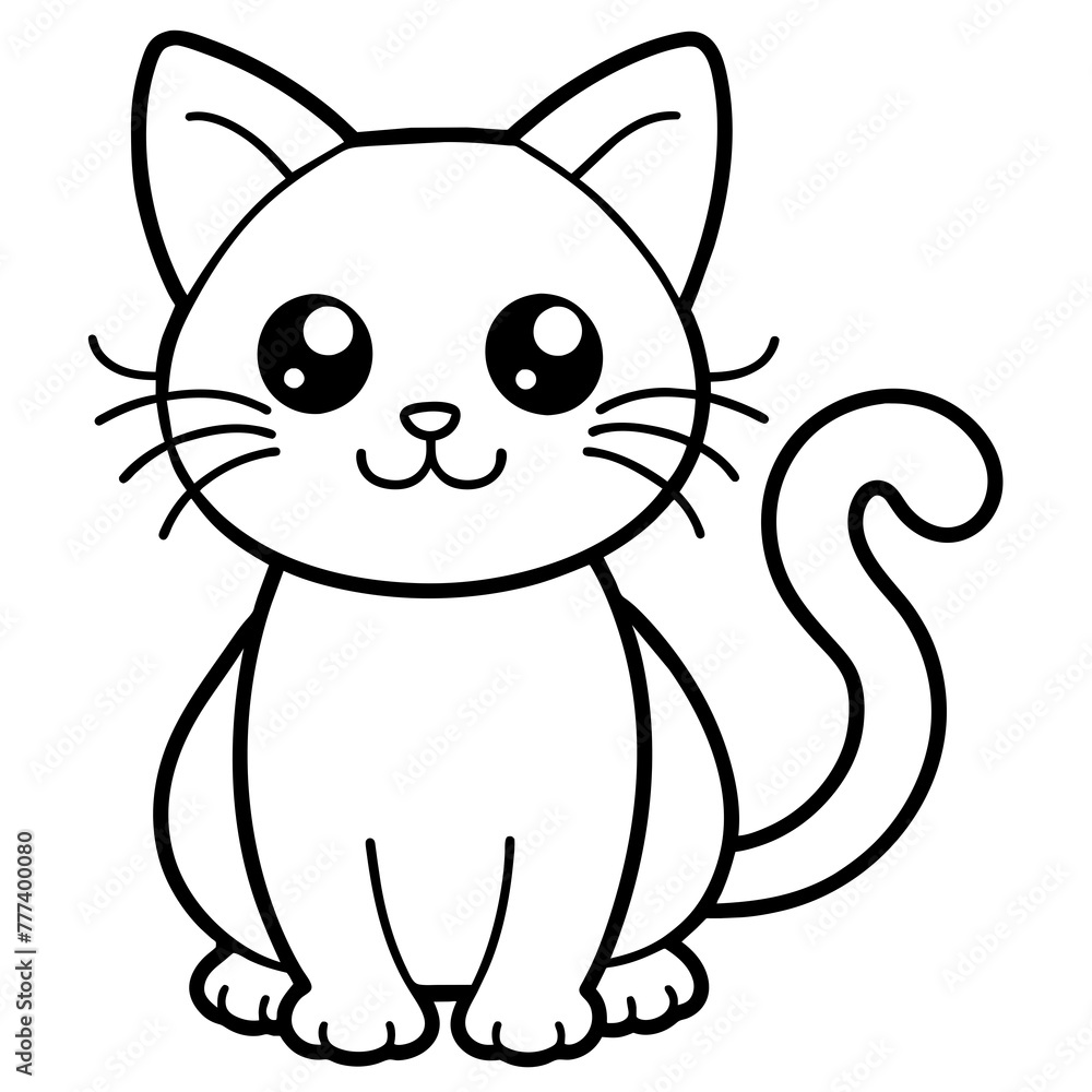 kitten - vector illustration kitten - vector illustration