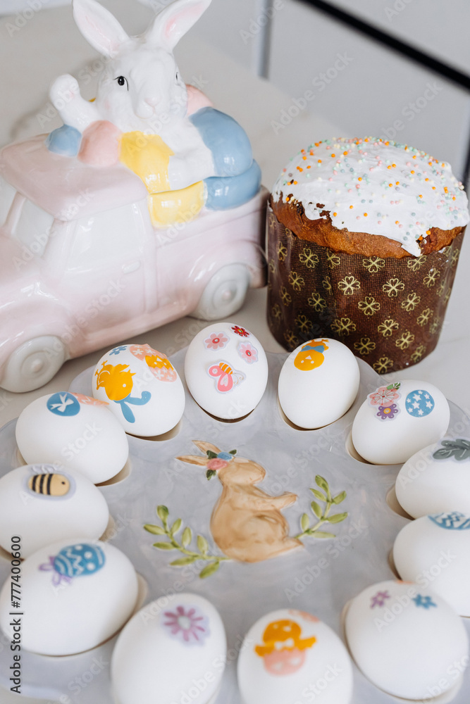 Easter decor and easter eggs Easter decor and easter eggs