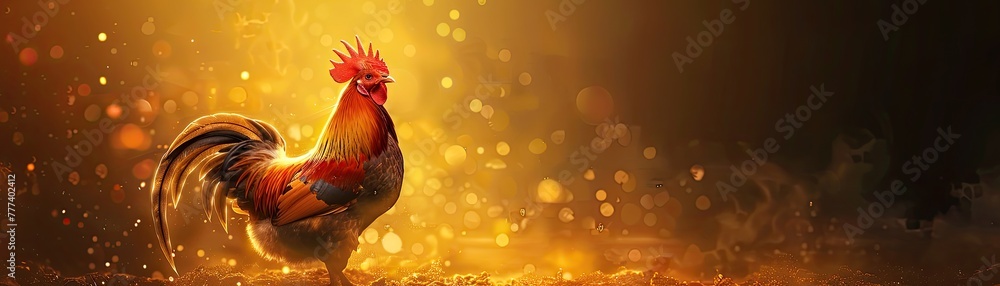 An ethereal image of a chicken glowing with an inner light symbolizing purity and renewal