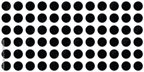 Dot pattern seamless background. Polka dot pattern template Monochrome dotted texture design dots circle arts. photo