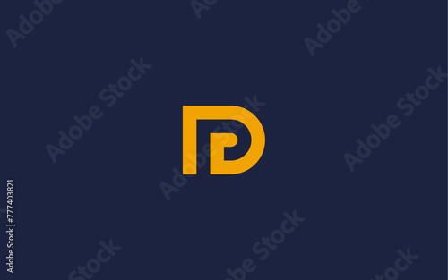 Fotografie letter dp logo icon design vector design template inspiration