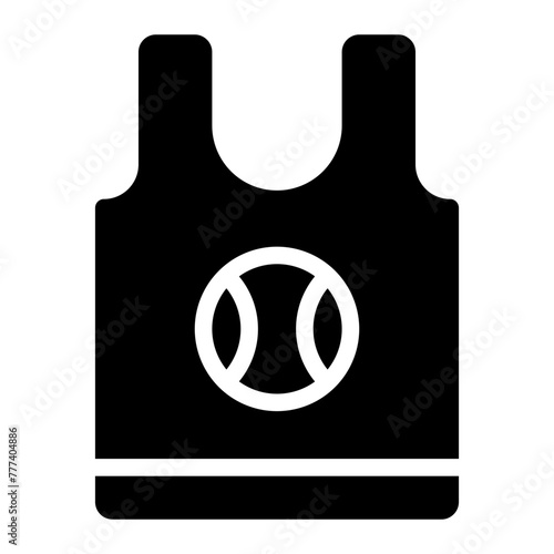 vest glyph icon