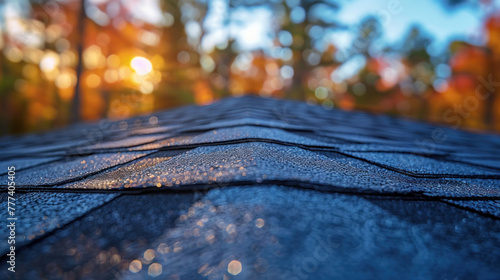 Discover the affordability of composite shingle roofs for budget-conscious projects. photo