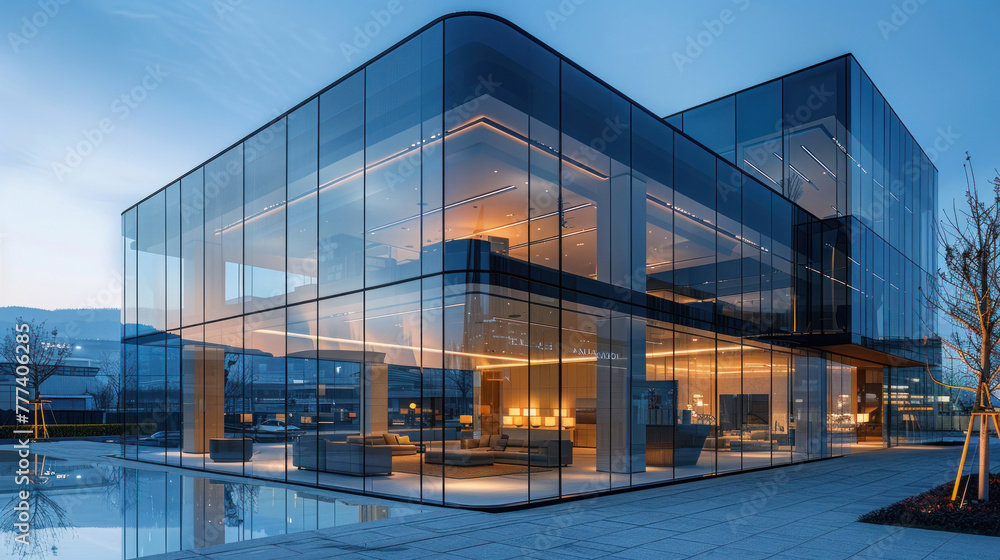 Marvel at the skillful installation of glass and facade systems in ...