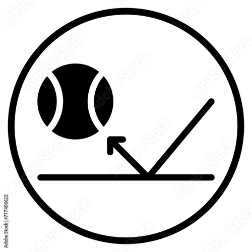 bounce glyph icon