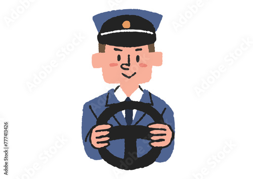 運転手のイラスト