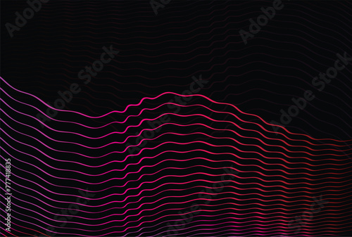 purple pink red wavy background