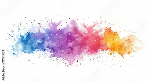 Watercolor splash modern background