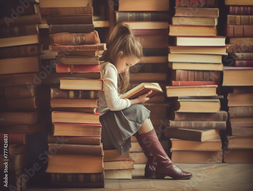 Little Bookworm in Wonderland