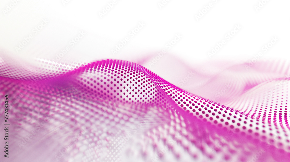 Abstract pink wave on white background. 3d rendering, 3d illustration. Abstract pink wave on white background. 3d rendering, 3d illustration.