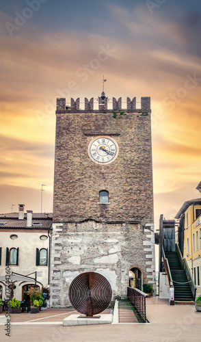 Photograph taken at the Civic Tower of Mestre, the most significant monument of the city, which from the north entrance of the main square clearly marks the urban and historical centre. 