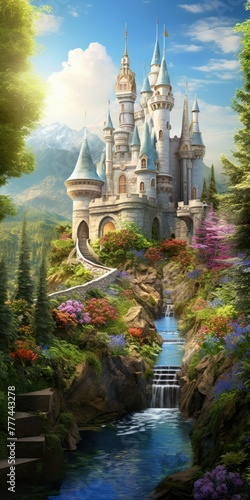 Enchanted Castle Gardens: Where Dreams Bloom