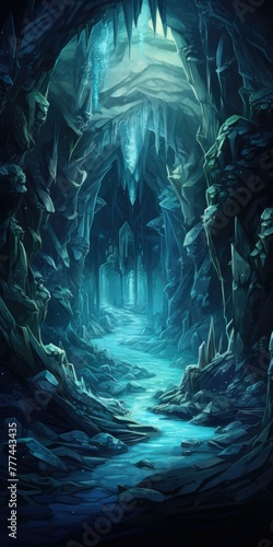 Enchanted Crystal Caves: Where Magic Glistens in the Dark