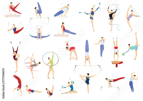 gymnastic set