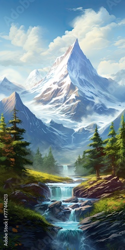Mountain Majesty: Where Earth Meets Heaven © Ilsol