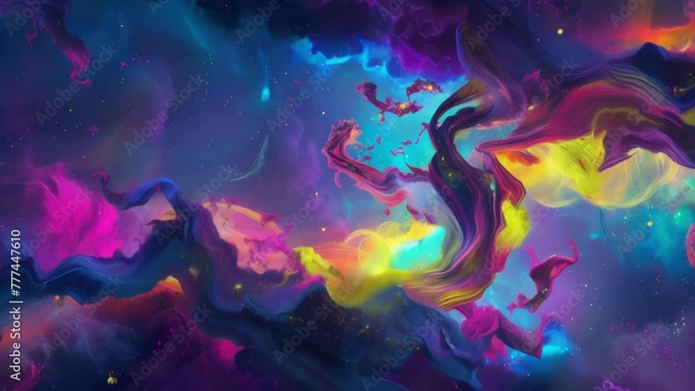 A neoninfused dreamscape comes to life in this vivid abstract background. A neoninfused dreamscape comes to life in this vivid abstract background.