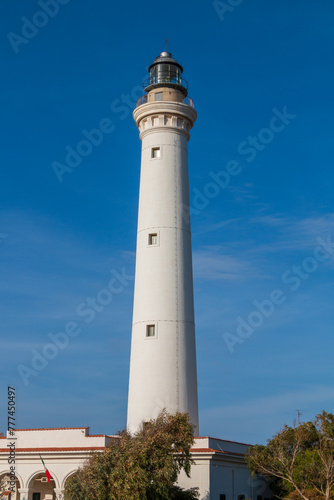 the white lighthouse tower of San Vito lo Capo. © Daniele